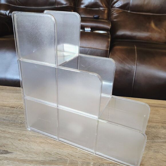 Rubbermaid Spacemaker 3 Tier Supplies Bin - Frosted Clear - Picture 3 of 9